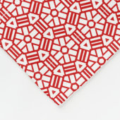 フリースブランケット – 六角形とバー (角)