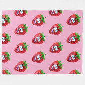 フリースブランケット、大60インチx 80インチ フリースブランケット (正面(横))