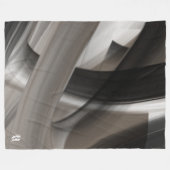 フリースブランケット 抽象画 HomeTerra’s Tender Whisper (正面(横))