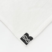 フリースブランケット – 白 (角)