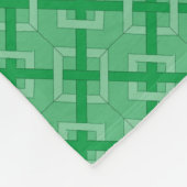 フリースブランケット – 織り込みダイヤモンド (角)