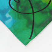 フリースブランケット「色のはね」写真ブランケット フリースブランケット (角)