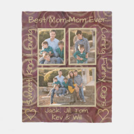 フリースブランケット「金ゴールドブルゴーニュ旋回」フォトブランケット フリースブランケット