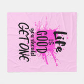 フリースブランケット, 50"x60" フリースブランケット (正面(横))