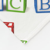 フリースブランケット/ABCブロック フリースブランケット (角)