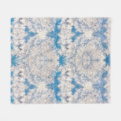 フリースブランケット: WILLIAM MORRIS :ハニーサックル フリースブランケット (正面(横))