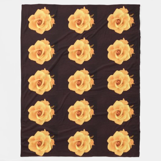 フリースブランケットCapodimonteは上がりました フリースブランケット (正面)