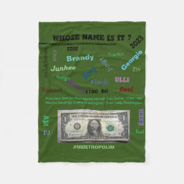 フリースユニセックスベビーブランケット30X40インチ/mmetropolim フリースブランケット