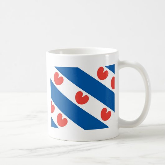 フリースラント州の旗 コーヒーマグカップ (右)