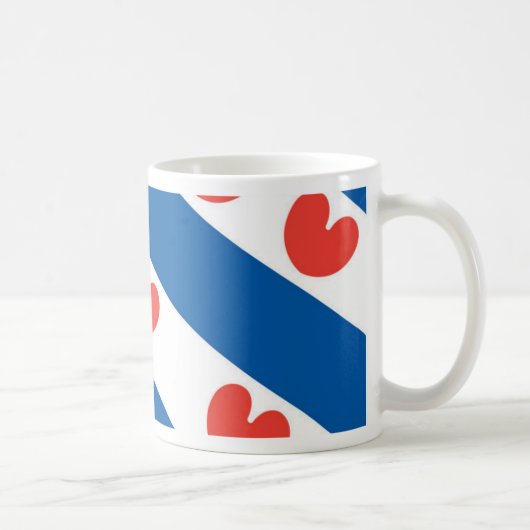 フリースランド国旗 コーヒーマグカップ (右)