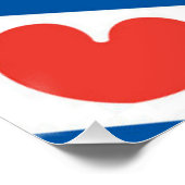 フリースランド国旗 ポスター (コーナー)