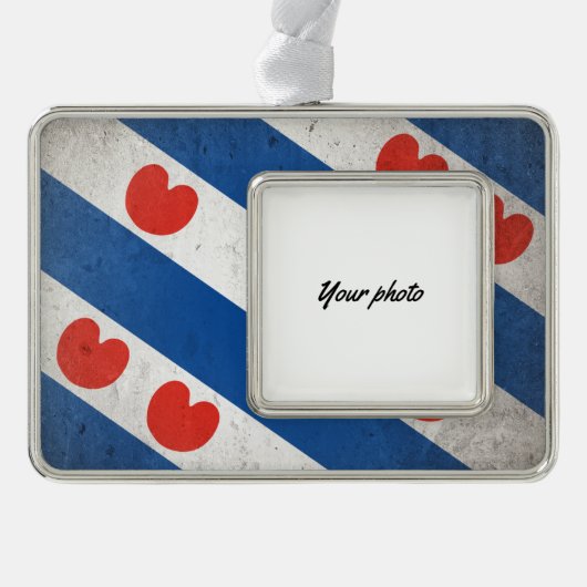 フリースランド シルバープレートフレームオーナメント (正面)