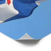 フリースラン国旗の写真ポスター ポスター (角)