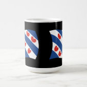 フリース人の旗マグカップ コーヒーマグカップ (中央)