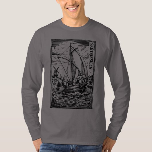 フリース人パパ Tシャツ (正面)