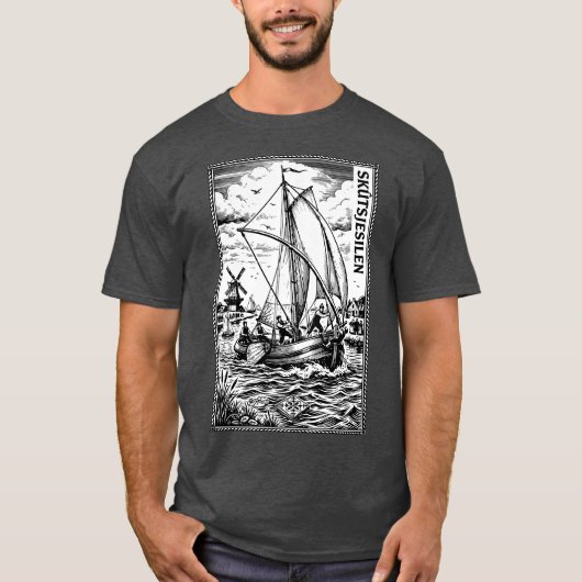 フリース人パパ Tシャツ (正面)