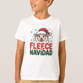 フリース・ナビダード・ホリデー・スロー・ピロー Tシャツ