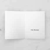 フリース・ナヴィダおもしろいススペインの・クリスマス カード (内部)