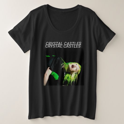 フリース プラスサイズTシャツ (デザイン正面)