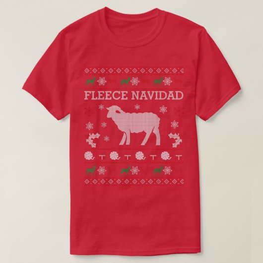 フリースNavidad醜いクリスマスのセーターのプレゼント子供 Tシャツ (デザイン正面)