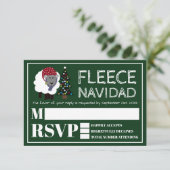 フリースNavidad、スペインのクリスマスパーティーRSVP 出欠カード (スタンド正面)