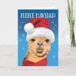 フリースNavidad Cute Alpaca in Santa Hat Christmas シーズンカード<br><div class="desc">羊は全ての信用を得るべきではないフリース。LlamasとAlpacasも公正な共有を提供している。それに、アルパカとラマはクリスマスカードの上でとても可愛い。フリースナビダッド！</div>