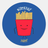 フリーズカートゥーン紙プレート ラウンドシール (正面)