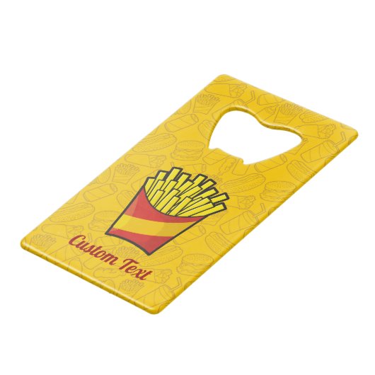 フリーズフランスのクレジットカードボトルオープナー クレジットカード栓抜き (正面アングル)