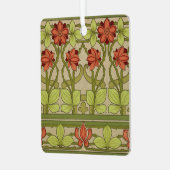 フリーズ縁どアールヌーボー壁紙 メタルオーナメント (正面左)