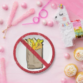 フリーズ記号なし ペーパープレート (パーティー)