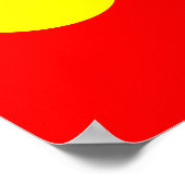 フリータウンクリスチャニア国旗 ポスター (角)