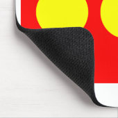 フリータウンクリスチャニア国旗 マウスパッド (コーナー)