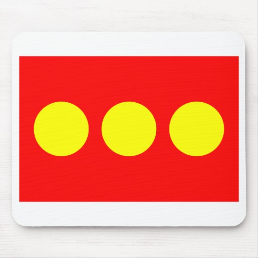 フリータウンクリスチャニア国旗 マウスパッド (正面)