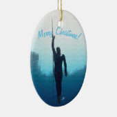 フリーダイビング セラミックオーナメント (右)