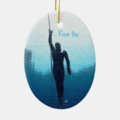 フリーダイビング セラミックオーナメント (裏面)