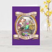 フリーダテールイースターカード カード (黄色い花)