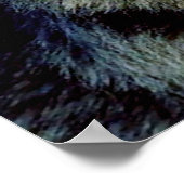 フリーダムやる気を起こさせるウルフアイポスタープリント ポスター (角)