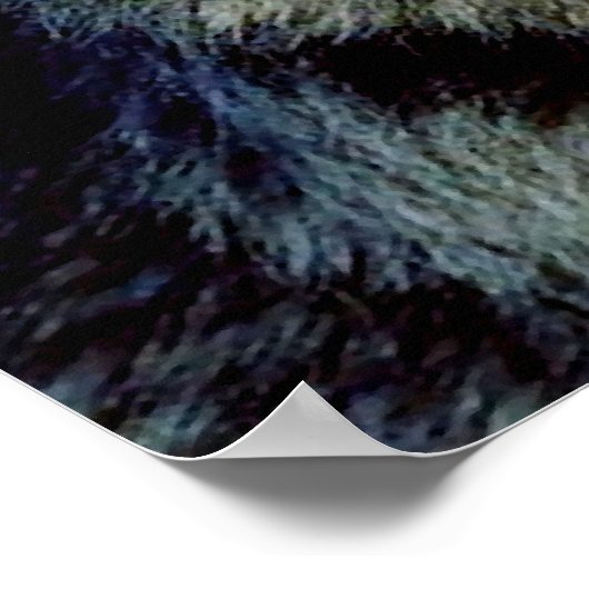 フリーダムやる気を起こさせるウルフアイポスタープリント ポスター (角)