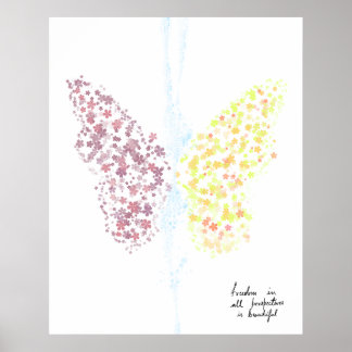 フリーダムアクリルウォールアート ポスター