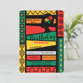 フリーダムアフロ黒人歴史月誕生日会 招待状 (スタンド正面)