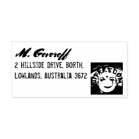 フリーダムイエロースマイリーフェイス ラバースタンプ (インプリント)