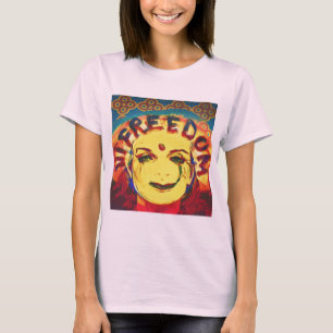 フリーダムイエロースマイリーフェイス Tシャツ