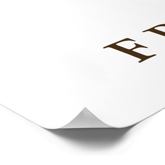 フリーダムイーグルやる気を起こさせるブラウンポップ・アートのアートポスター ポスター (角)