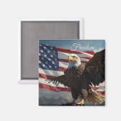 フリーダムイーグル マグネット (正面/裏面)