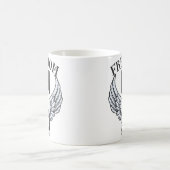 フリーダムウイングピストンバイクヴィンテージ コーヒーマグカップ (中央)