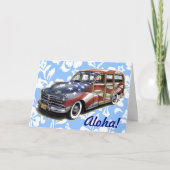 フリーダムウッディハワイアングリーティングカード カード (正面)