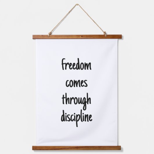 フリーダムウッドトップウォールタペストリー 吊り下げ型タペストリー (正面)