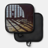 フリーダムエリス島 鍋敷き (正面/裏面)