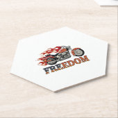 フリーダムオートバイフレイム ペーパーコースター (アングル)