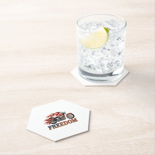 フリーダムオートバイフレイム ペーパーコースター (インサイチュ)